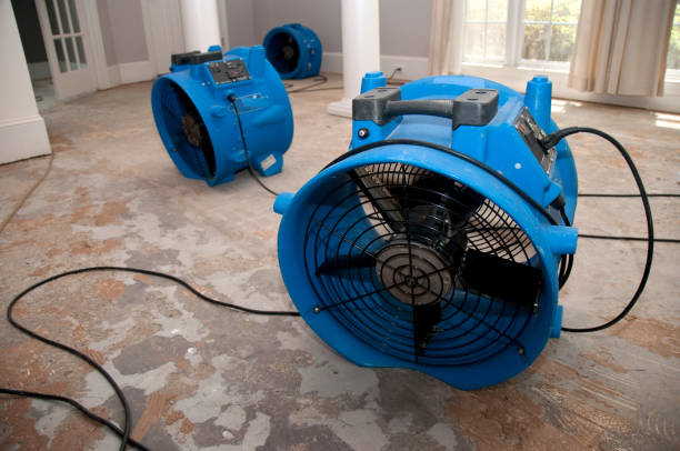 Water damage restoration process in North Eagle Butte, SD